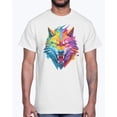thumbnail image 1 of Animal Shirt, Tee Shirt with Wolf, Wolf Shirt, 1 of 5