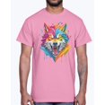thumbnail image 1 of Animal Shirt, Tee Shirt with Wolf, Wolf Shirt, 1 of 5