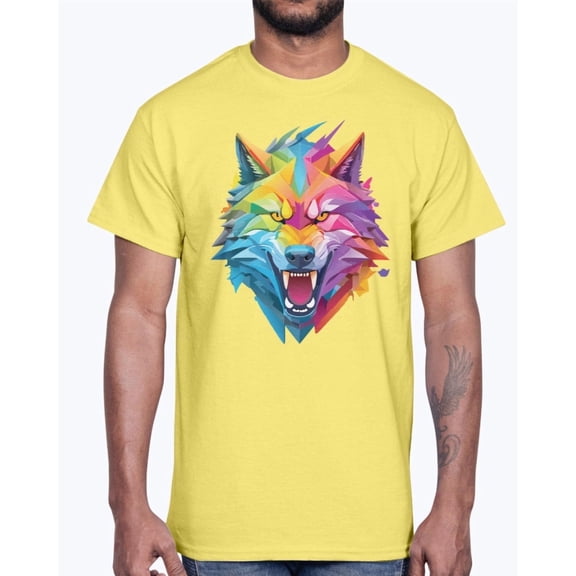 Animal Shirt, Tee Shirt with Wolf, Wolf Shirt