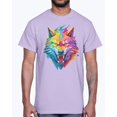 thumbnail image 1 of Animal Shirt, Tee Shirt with Wolf, Wolf Shirt, 1 of 5