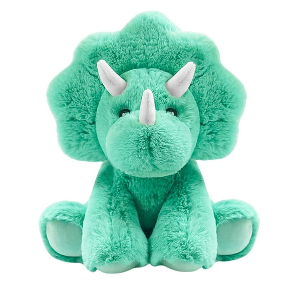 Animal Sitting Plush Toy Triceratops Plush Toy Cute Cattle Stuffed Animals Cattle Soft Doll Kids Toys Birthday Gift For Children Easter, Thanksgiving, Christmas, New Year'S Gifts Triceratops