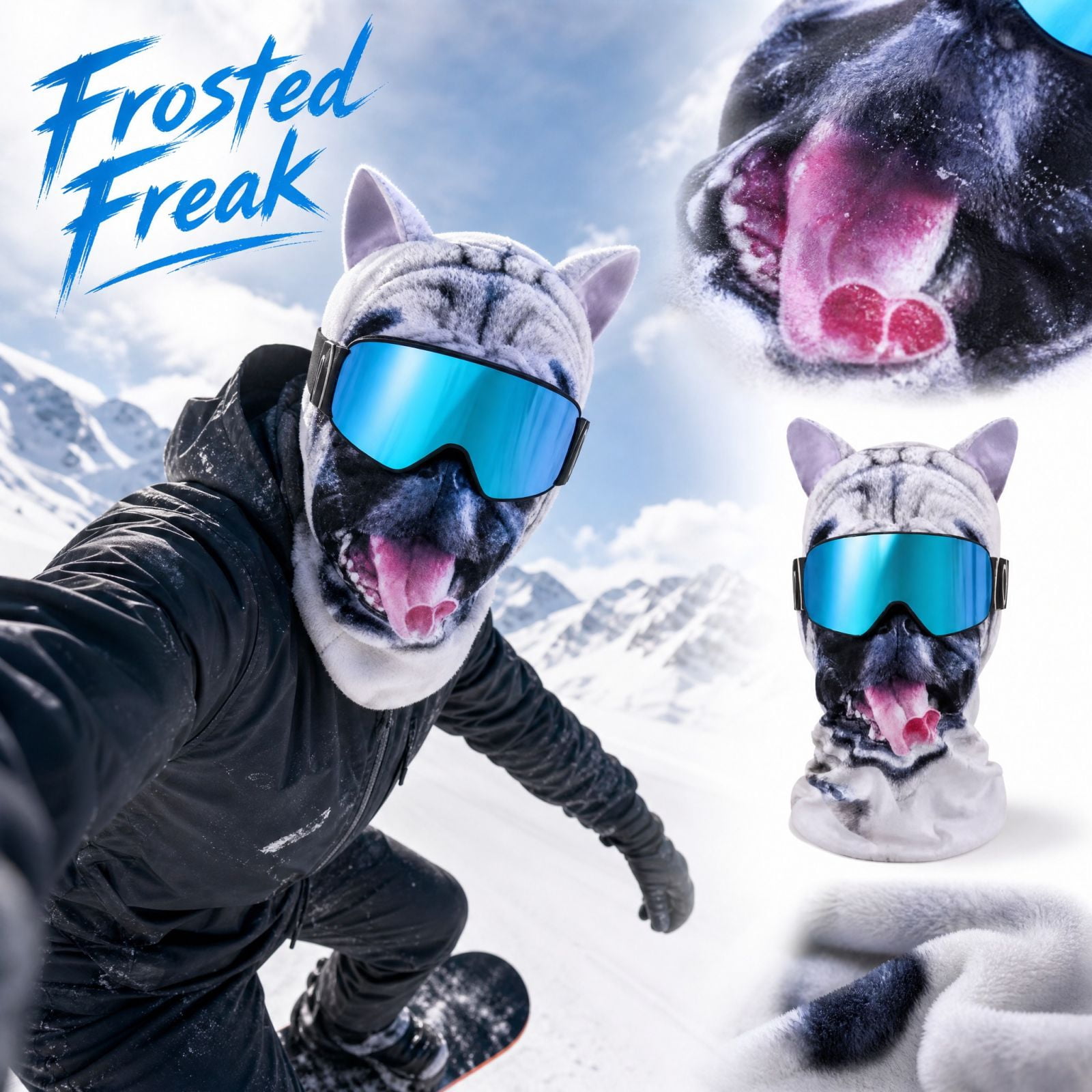 Animal Ski Masks, Funny Animal-Themed Head Cover For Outdoor Sports ...
