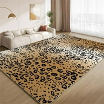 Animal Skin Patterns Rug 2x3ft Small Area Rugs Leopard Print Rugs Ultra Soft Washable Non Slip Carpet for Bedroom Living Room Study Office Home Decor Mats