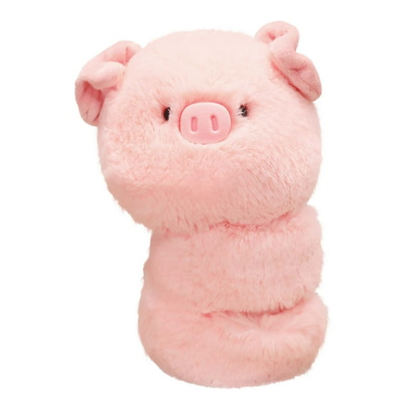 Animal Slap Bracelet, 1pc Piggy Slap Bracelet Stuffed Animal Plush Slap Bracelet Hugger Pig Wristband for Kids Birthday Jungle Party Favors