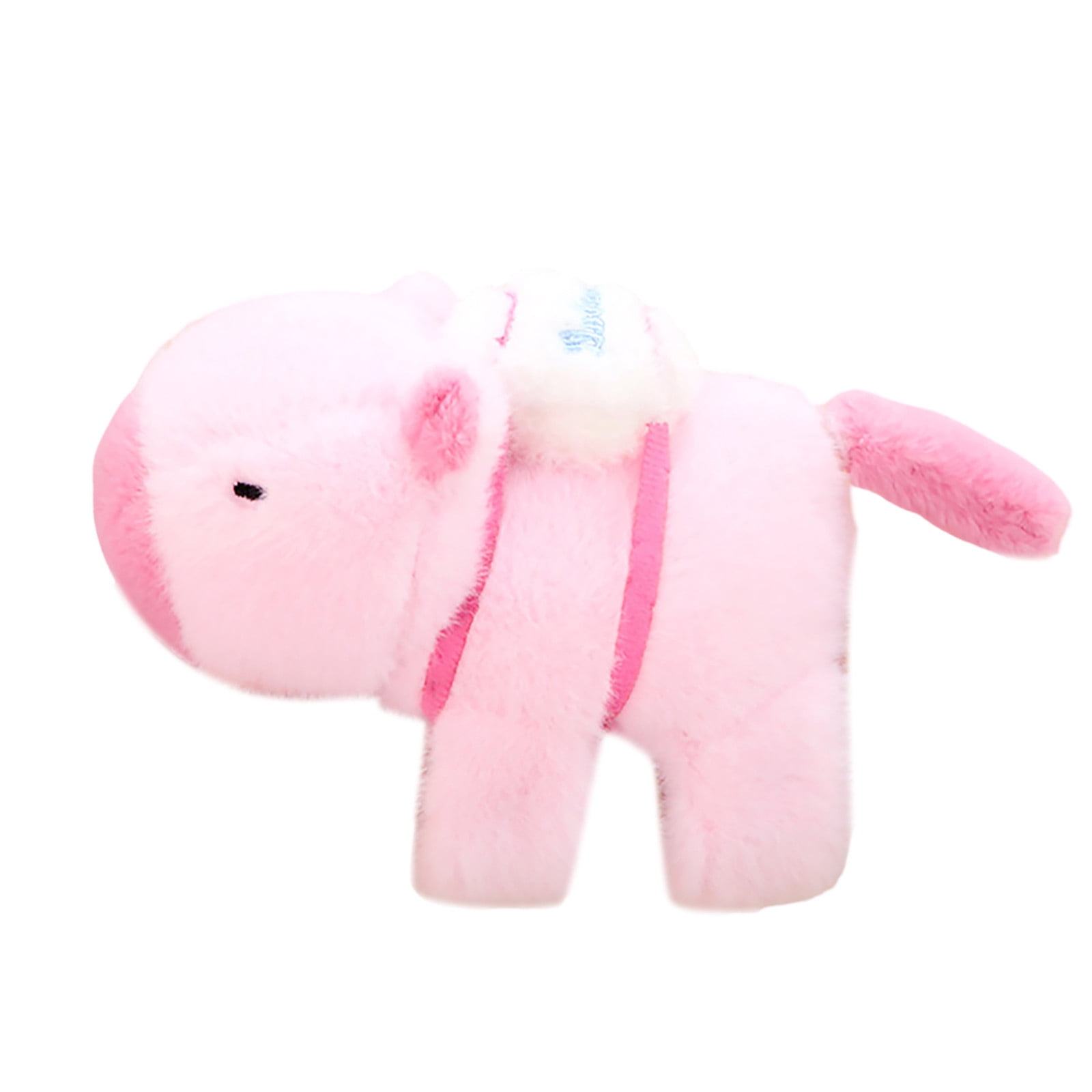 Braccialetti A Scatto Capybara Peluche Per Bambini - Set Con Piccolo Zainetto, Morbido E Anti-Stress - Regalo Originale Rosa