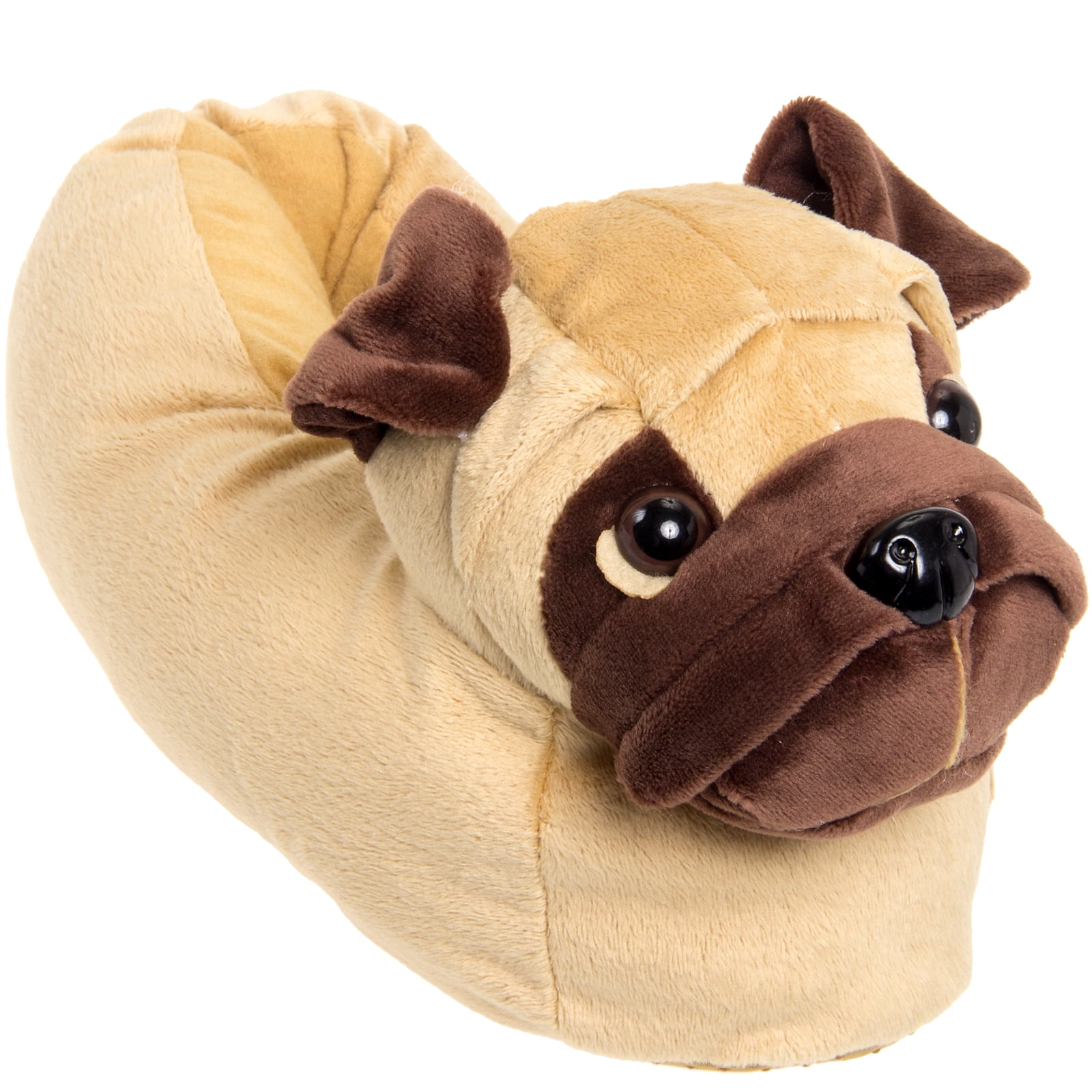 Plush dog slippers outlet