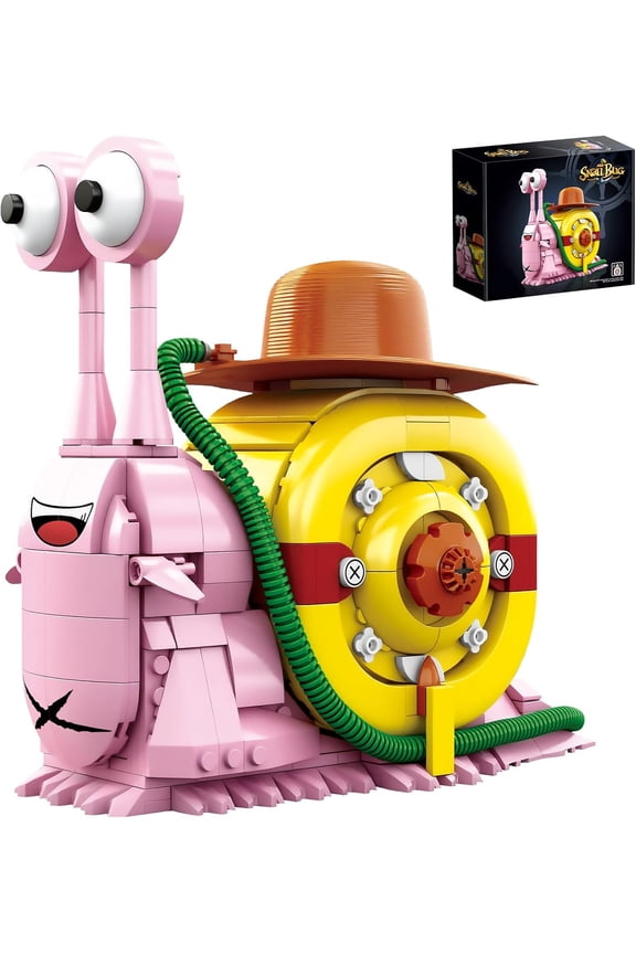 Animal Snail Building Blocks Sets Anime Phone Bug Model Toys Gift for Adults Teens 573 PCS