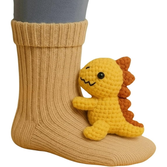 Animal Socks, 3D Knit Animal Sloth Socks for women, Cute Plush Animals Hug Sock, Long Stocking Sock for Christmas Gifts