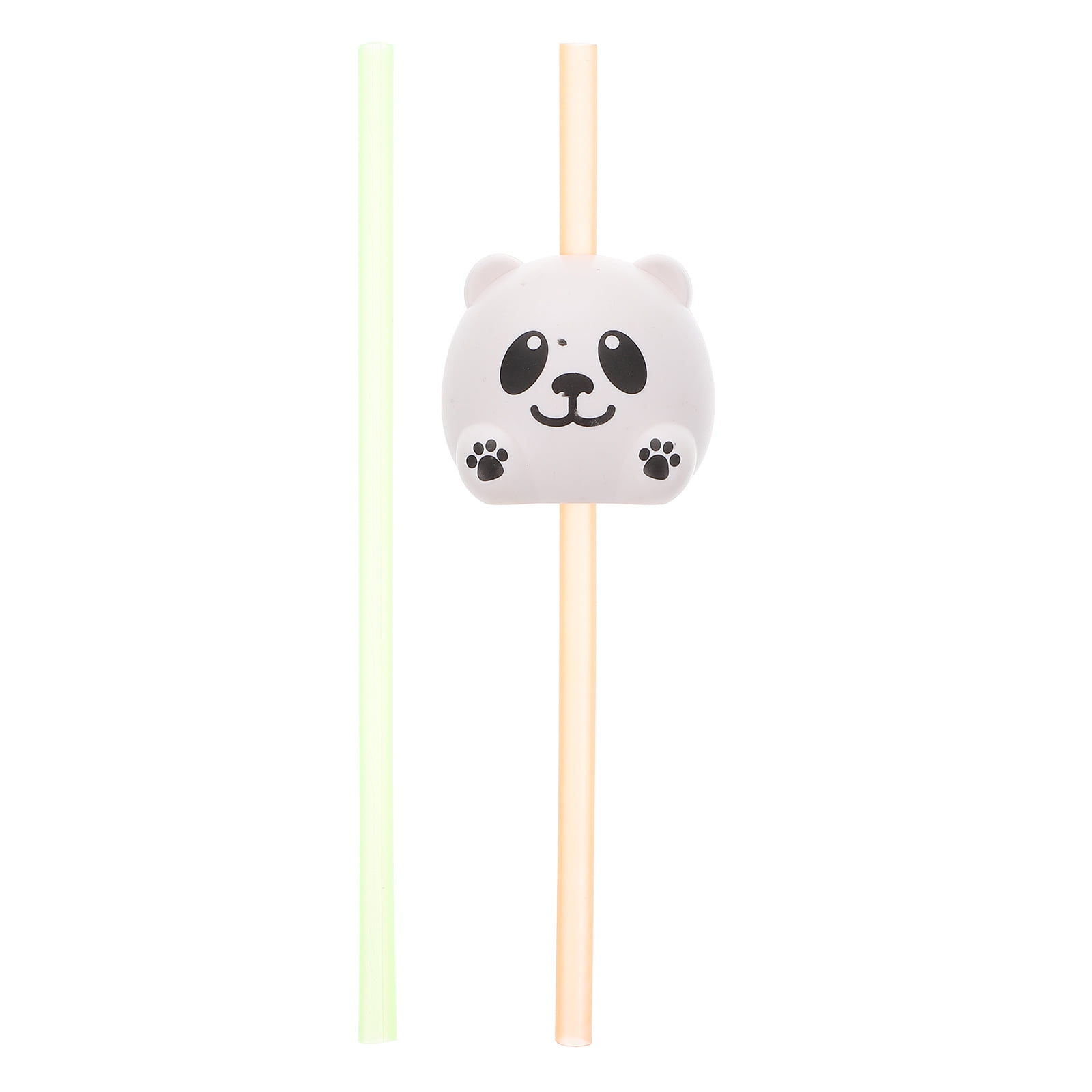 Animal Sound Effect Straw Straws Plastic Straw Cartoon Drinking Straw