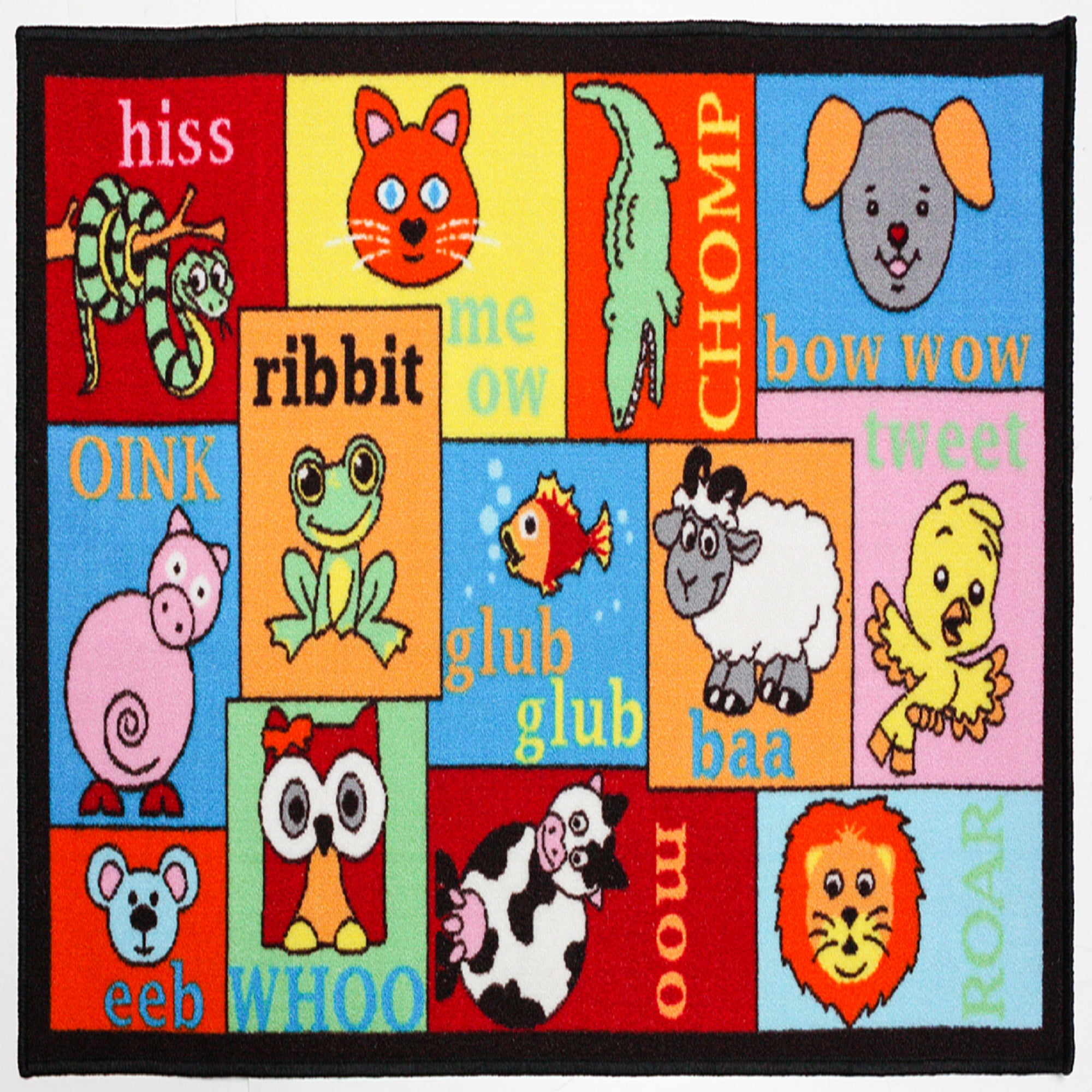 Animal Sounds Juvenile Rug 31.5x48
