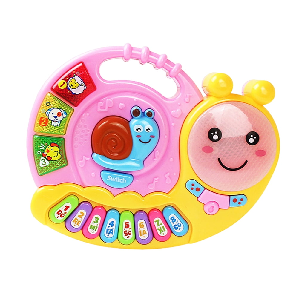 Animal Sounds Toy with Lights Sensory Music Toys for Kid Children, Pink