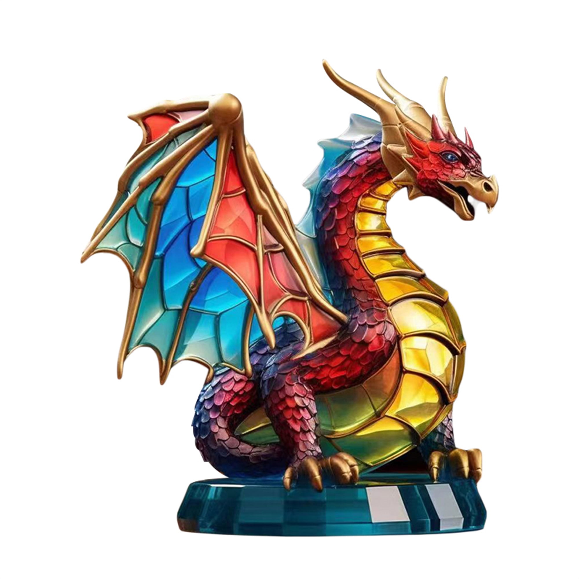 Animal Statue Metal Sculptures Decorative Desk Figurine Ornaments