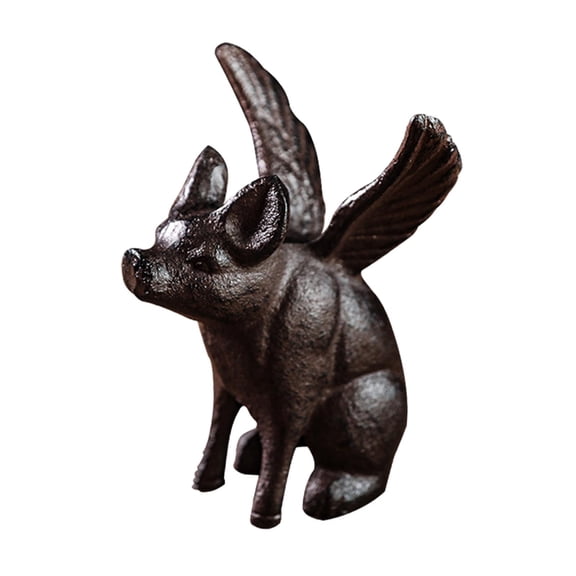 Animal Statues Animal Figurines Creative Iron Animal Sculpture Craft Decoration for Coffee Table Bedroom Cabinets Shelf Decor Style A