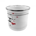 thumbnail image 1 of Animal Steel Camping Mug, Sheep Couple with Heart Shapes in Love Hanging on Washing Fun Comic Cartoon Art, Printed Thermal Cup for Camping and Outdoor Activities, by Ambesonne, 1 of 2
