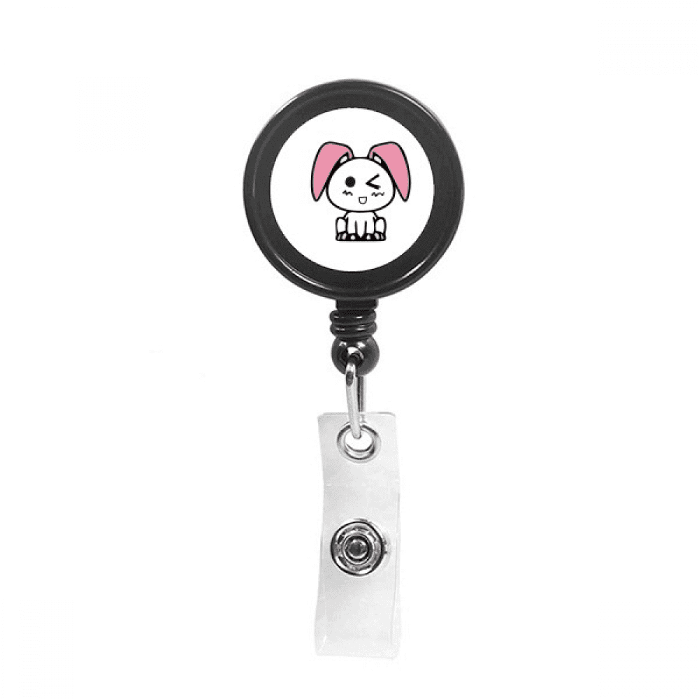 Animal Stickers Lovely Art Deco  Fashion Retractable Keychain Badge Holder ID Badge