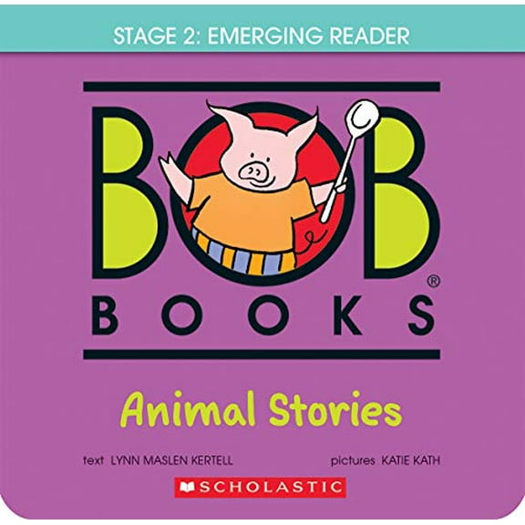 Pre-Owned Bob Books - Animal Stories Box Set | Decodable Phonics Books, Ages 4 and up, Kindergarten (Stage 2: Emerging Reader), 9781338315127, 1338315129, Paperback,