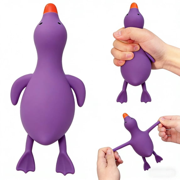 Animal Stress Relief Squeeze Toys Soft Fidget Sensory Ball Slow Rising Squishy Toy for Anxiety Party Favors Gift for Teens Adults G Purple