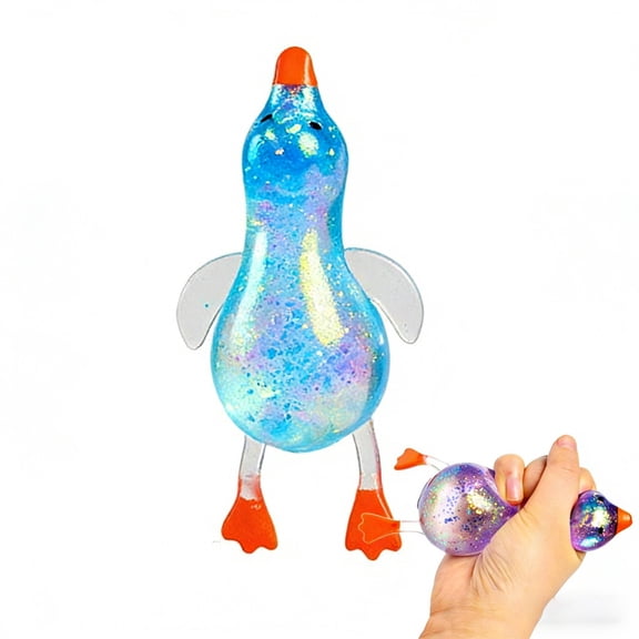 Animal Stress Relief Squeeze Toys Soft Fidget Sensory Ball Slow Rising Squishy Toy for Anxiety Party Favors Gift for Teens Adults H Blue