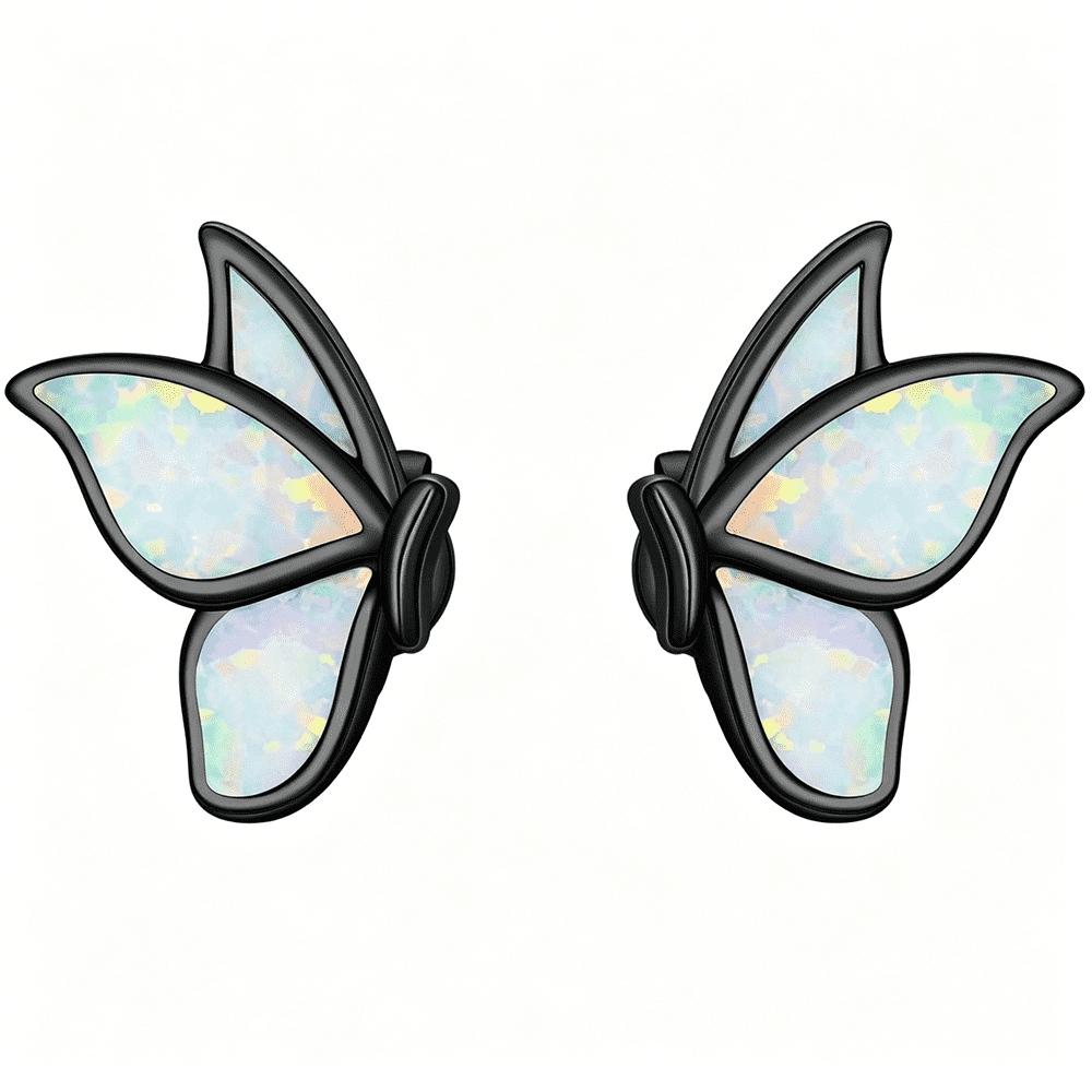 Animal Stud Earrings 925 Sterling Silver Butterfly Earrings Animal Lovers Jewelry Gifts for Women