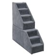 thumbnail image 1 of Animal Stuff MINI7BL Bear Stairs Mini 7 Step Dog Steps - Blue, 1 of 1