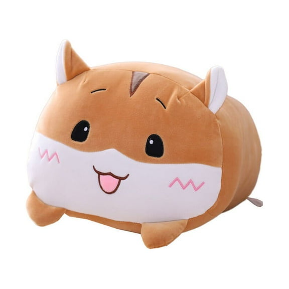 Animal Sweet Kawaii Plush Toy Panda Hamster Elephant Deer Plushie Cute Style Doll Sleeping Hugging Pillow Chair Yellow hamster