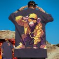 thumbnail image 1 of Animal T-Shirts For Men 3d Hip-Hop Monkey Print Daily Casual Short Sleeved Loose Oversized T-Shirt Street Harajuku Tops Tee 2024, 1 of 7