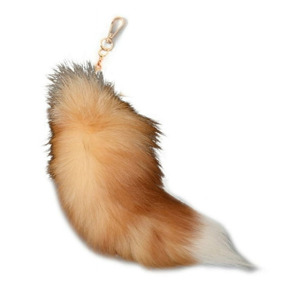 Animal Tail Key-Ring Fluffy Tail Chain Keychain Personalized Animal Keyring Gift