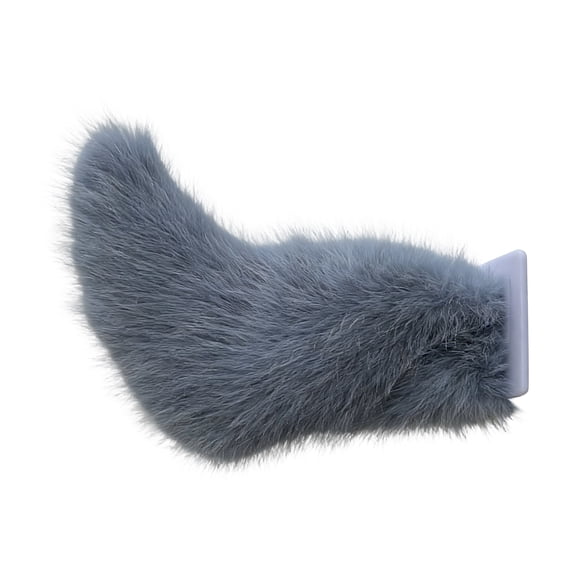 Animal Tail for Scooter,11.8inch Remote Adjustable Motorbikes Prank Gadget,Moving Animal Tail with Voice Control Remote and Tap Control,Funny Riding Accessory for Women Girls(L)