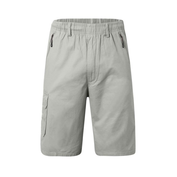 Fgnfyis Summer Thin Men's Loose Large Size Casual Trousers Work Trousers Beach Trousers Shorts Cargo Pants for Men Khaki XXXL