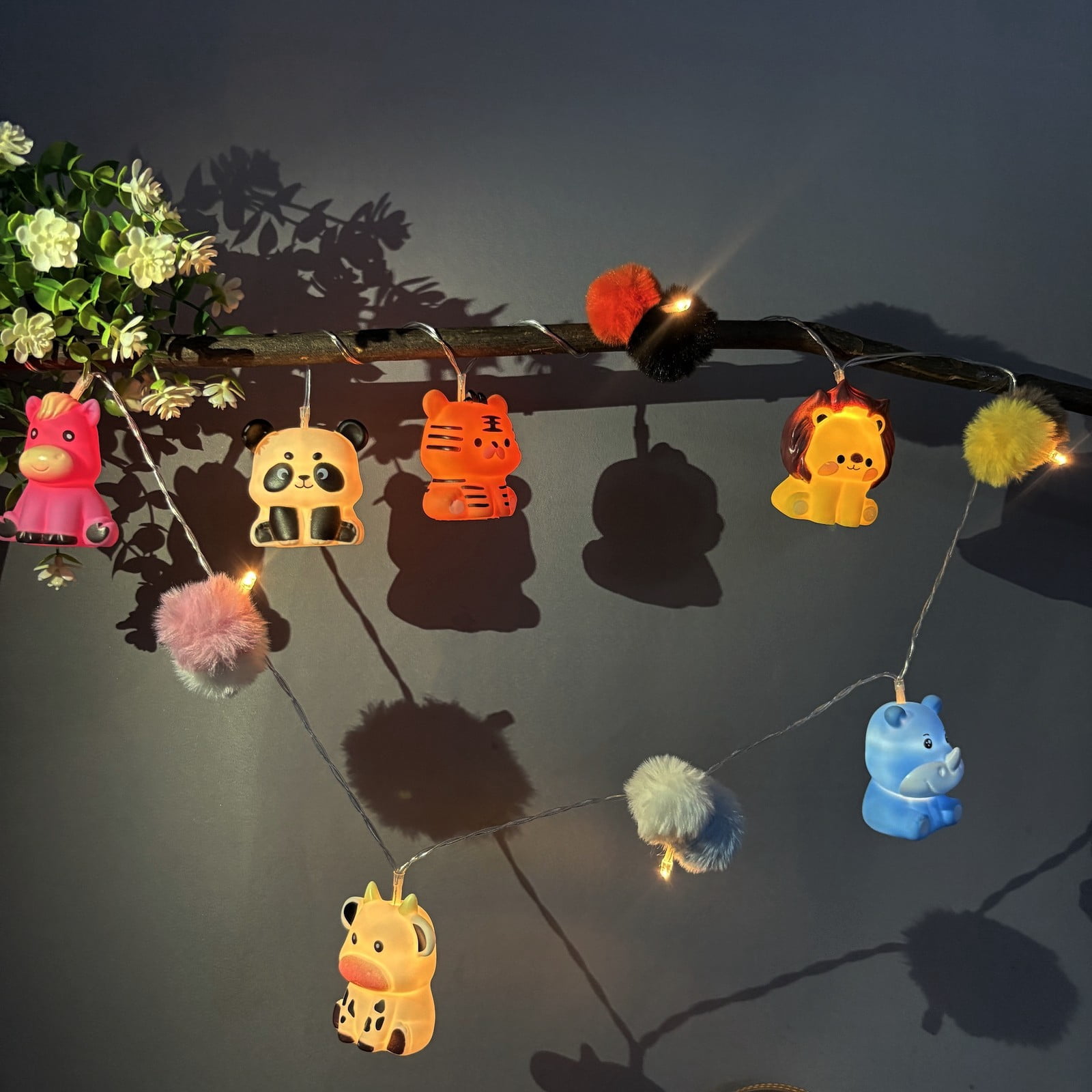 Lizard String Lights Animal Theme Decor String Lights,1.65m 10LEDs, 2AA Battery Operated ...