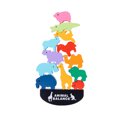 thumbnail image 1 of Animal Themed Balancing Building Block Set, Interactive Shape Matching And Stacking Construction Toy With 1 Base And 12 Animal-Shaped Wooden Blocks For Parent-Child Play And, 1 of 2