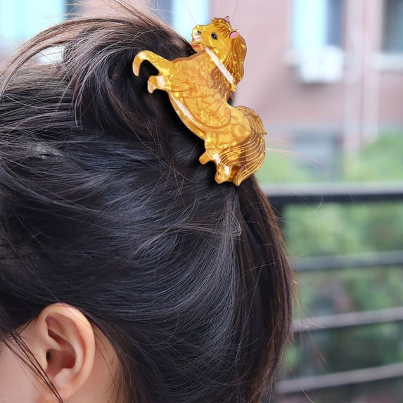 Animal Themed Barrettes Adorable Character Hair Clips Fashionable Accessories For Girls Kids Unique Decorations