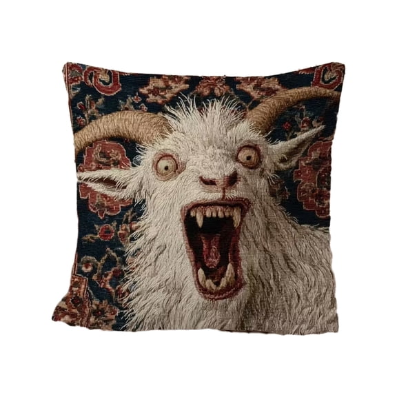 Animal-Themed Cushion Covers, Decorative Cushions, Fun Sheep Pattern, Square Cushion Covers Suitable for Indoor and Outdoor Use, Perfect for Home Sofas (18x18 Inches).