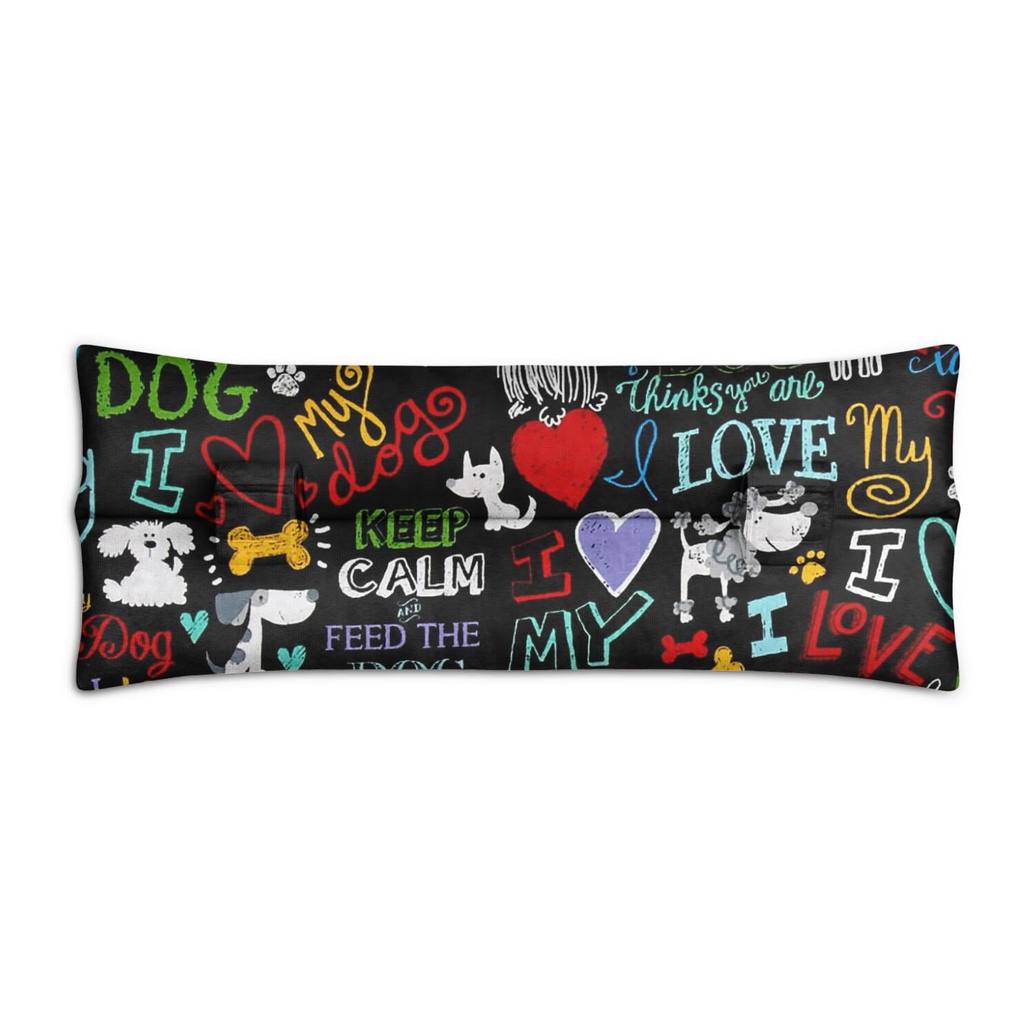 Animal Themed Seatbelt Pillow - Post Surgery Mastectomy Cushion - Soft Heart Surgery Recovery Pillow with Puppy Design
