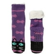 thumbnail image 1 of Animal Thermal Crew Socks, Black Cat, 1 Pair, Size S/M, 1 of 5