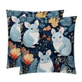 thumbnail image 1 of Animal Throw Pillow Covers Set of 2 - Velvet Decorative Pillow Cases with Unique Patterns, 16x16, 18x18, 20x20 Couch, Sofa - Throw Pillows for Living Room, 1 of 6