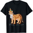 thumbnail image 1 of Animal Tiger Birthday, Kids Tiger Birthday T-Shirt, 1 of 5
