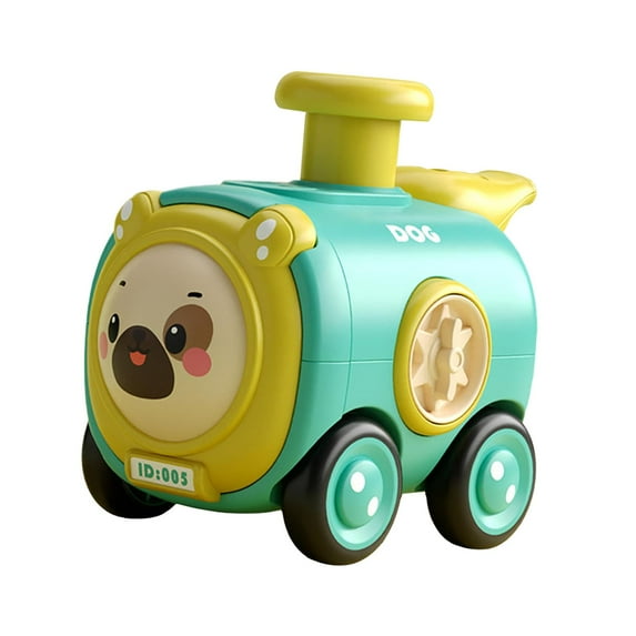 Animal Toy Cars Frication Powered Car for Boy Girls Birthday Gift Preschool green