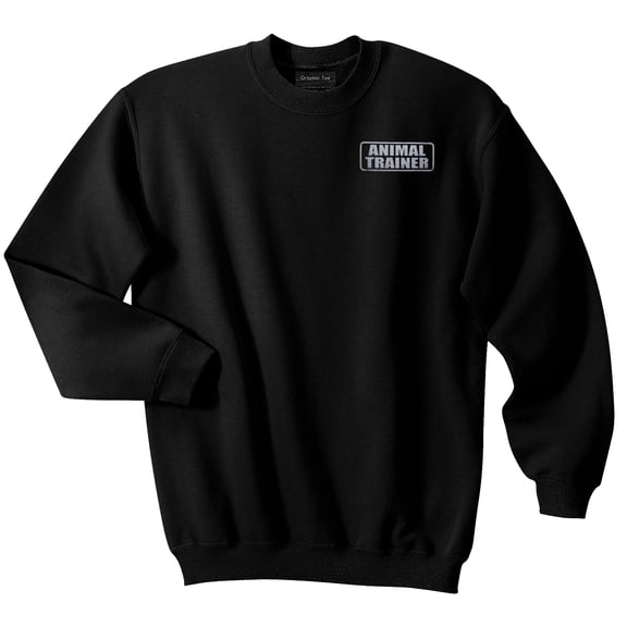 Animal Trainer sweatshirt with REFLECTIVE LOGO, secret agent sweatshirt.