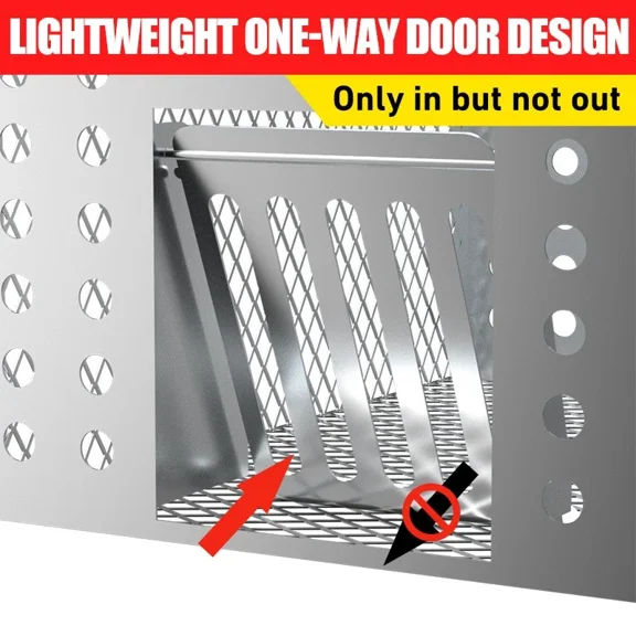 Animal Trap - For Humane Wildlife Capture, Garden Pest Control & Yard Protection