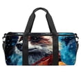 thumbnail image 1 of Animal Travel Tote, Yoga Bag, Dance Bag, Luggage Bag - Sports Bag, Size 17.7 Inches. Interior Zipper Pocket. Large Capacity, 1 of 6