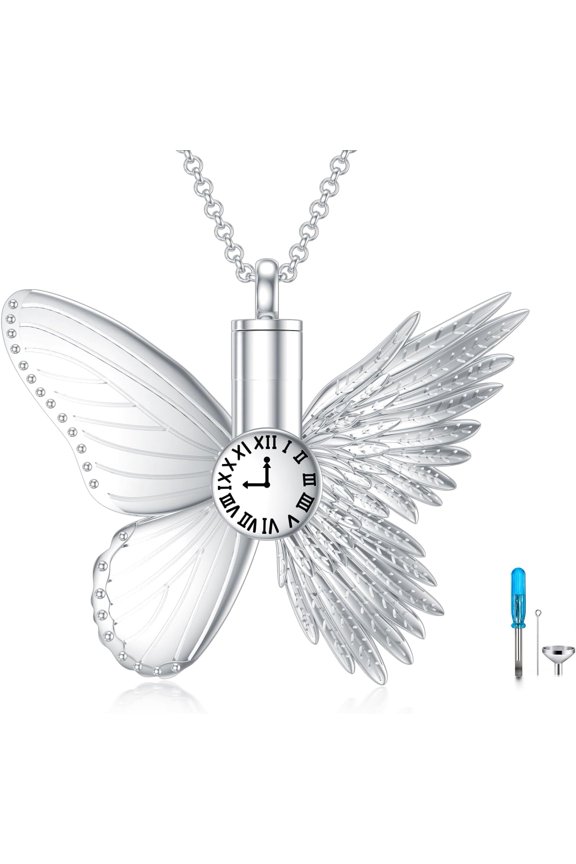 Animal Urn Necklace 925 Sterling Silver Cremation Ashes Jewelry for Anniversary Birthday Christmas Gifts Men Women