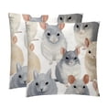 thumbnail image 1 of Animal Velvet Throw Pillow Covers with Unique Patterns - Set of 2 Throw Pillow Inserts Included for Home Decor, 16x16, 18x18, 20x20 Inches, 1 of 6