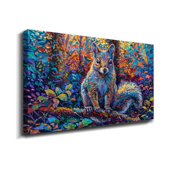 Animal Wall Art Picture Squirrel Animal Wall Decor Canvas Wall Art For Livingroom Bedroom Office