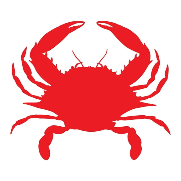 Animal Wall Decals for Care Taker Daycare - Deep Blue Sea Creature Crab DIY & Creativity Boy Girl Bedroom Wall Sticker - Size: 10 In x 9 In