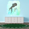 thumbnail image 1 of Animal Wall Decals for Children Bedroom - Oceanic Mollusc Squid DIY & Creativity Boy Girl Bedroom Wall Sticker - Size: 9 In x 10 In, 1 of 5