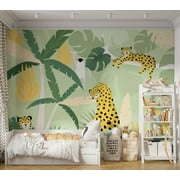 Animal Wallpaper Wall Mural - Cheetahs in the Jungle