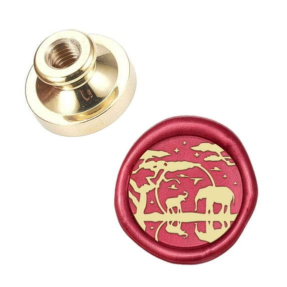 Animal Wax Seal Stamp Head Elephant Removable Sealing Wax Stamp Head DIY