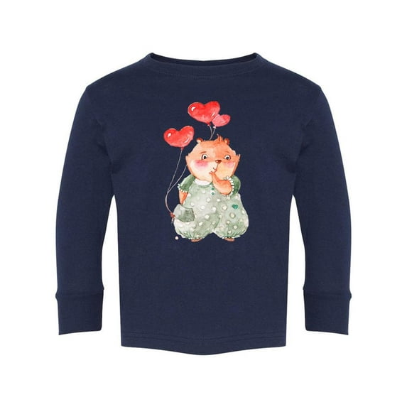 Animal With Balloons Long Sleeve Toddler -Image by Shutterstock, 2 Toddler