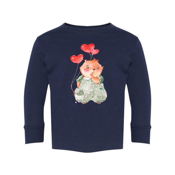 Animal With Balloons Long Sleeve Toddler -Image by Shutterstock,  4 Toddler